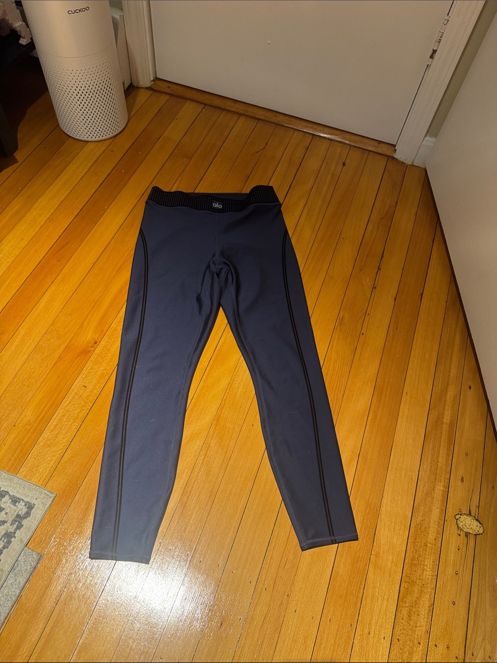 ALO Yoga Navy High-Waist Performance Leggings